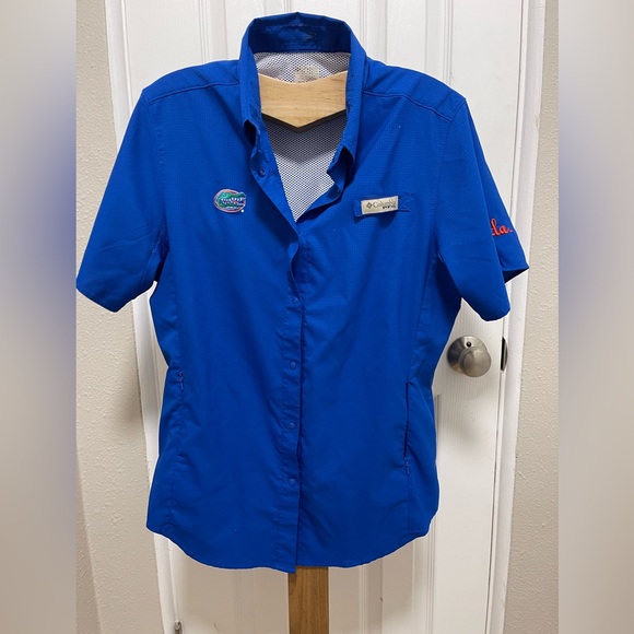 Columbia Tops - Columbia “Gators” Snap Front Top